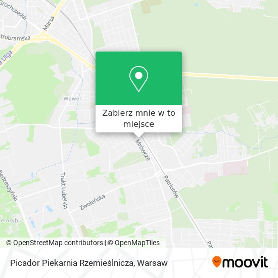 Mapa Picador Piekarnia Rzemieślnicza