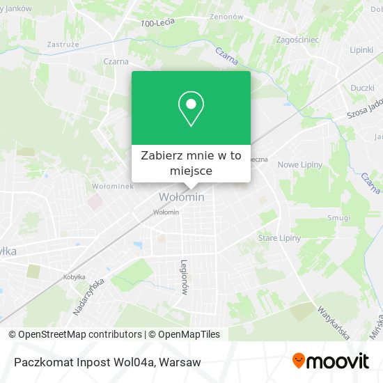 Mapa Paczkomat Inpost Wol04a