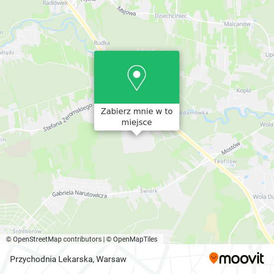 Mapa Przychodnia Lekarska