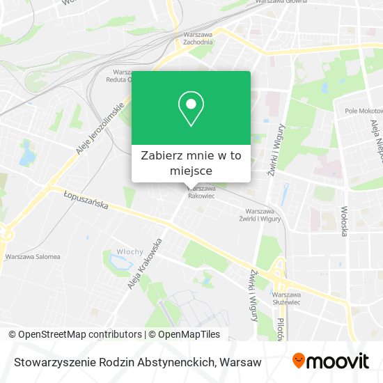 Mapa Stowarzyszenie Rodzin Abstynenckich