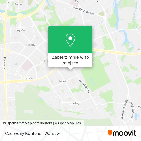 Mapa Czerwony Kontener