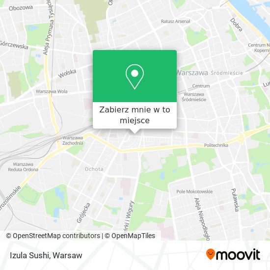 Mapa Izula Sushi