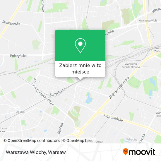 Mapa Warszawa Włochy