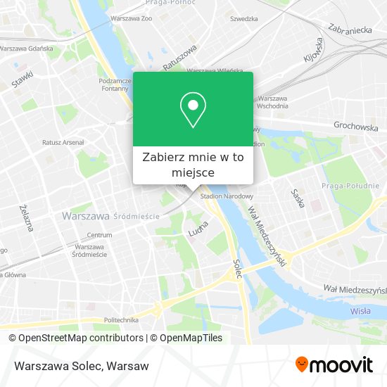 Mapa Warszawa Solec