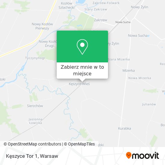 Mapa Kęszyce Tor 1