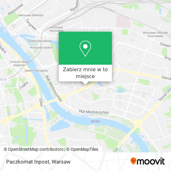 Mapa Paczkomat Inpost