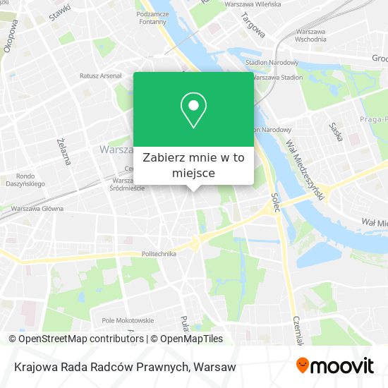 Mapa Krajowa Rada Radców Prawnych