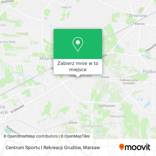 Mapa Centrum Sportu I Rekreacji Grudów