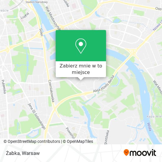 Mapa Żabka