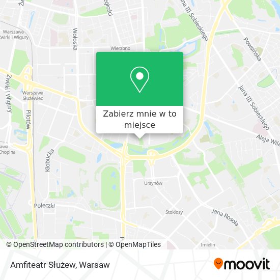 Mapa Amfiteatr Służew