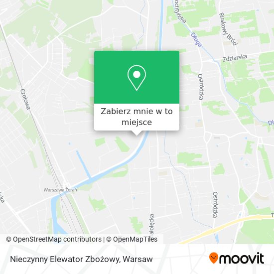 Mapa Nieczynny Elewator Zbożowy