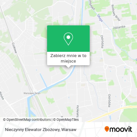 Mapa Nieczynny Elewator Zbożowy