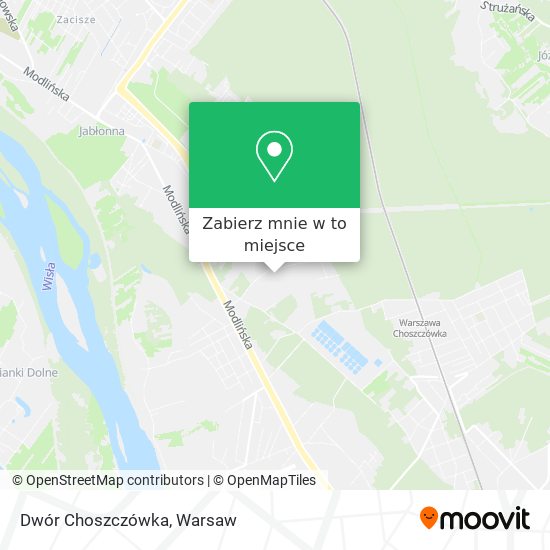 Mapa Dwór Choszczówka