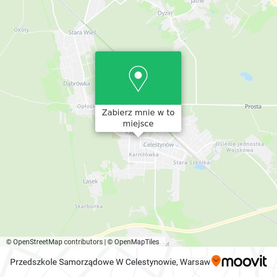 Mapa Przedszkole Samorządowe W Celestynowie