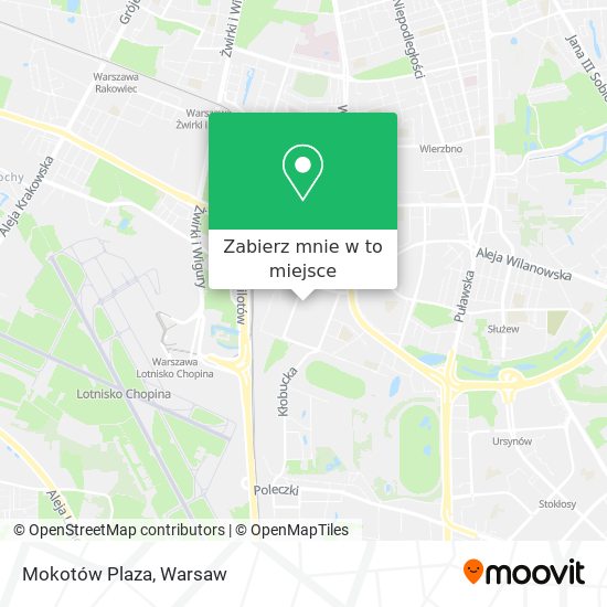 Mapa Mokotów Plaza