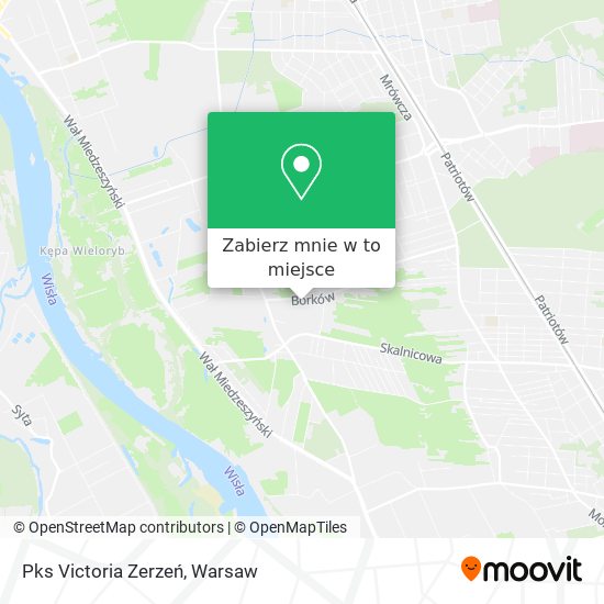 Mapa Pks Victoria Zerzeń