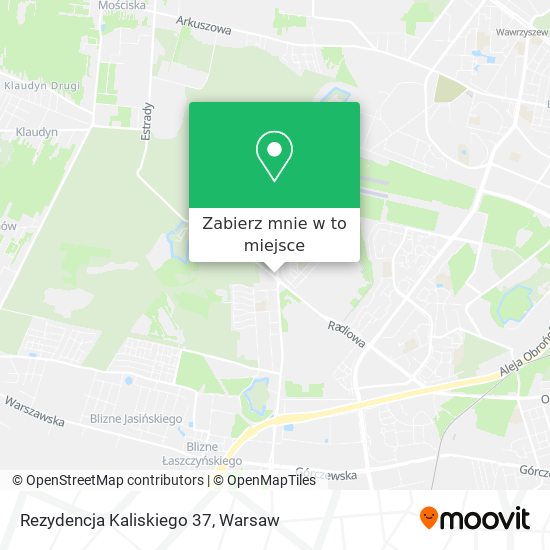 Mapa Rezydencja Kaliskiego 37