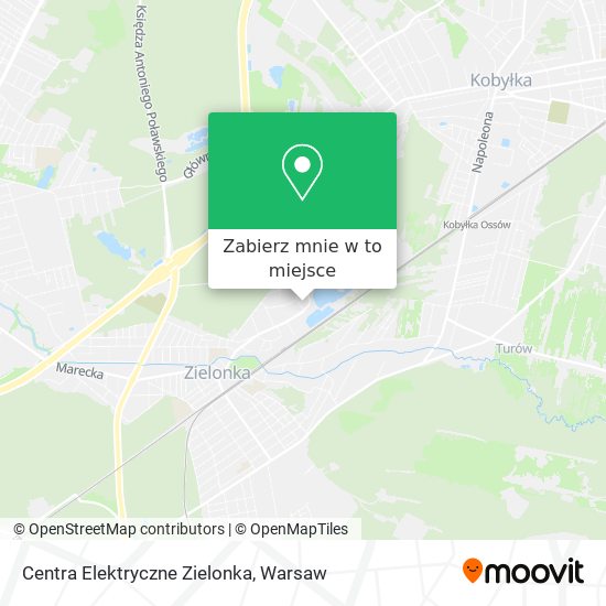 Mapa Centra Elektryczne Zielonka