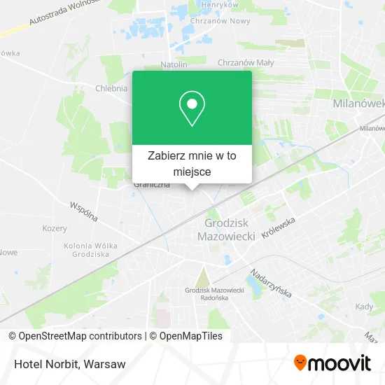 Mapa Hotel Norbit