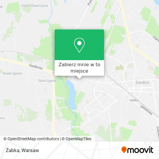 Mapa Żabka