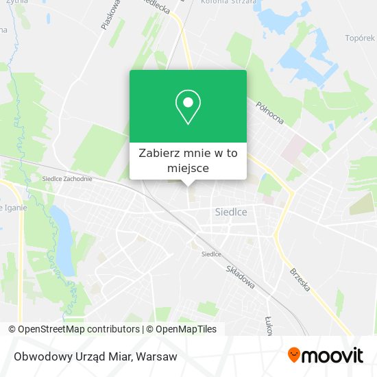 Mapa Obwodowy Urząd Miar