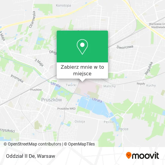 Mapa Oddział II De