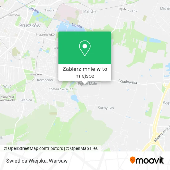 Mapa Świetlica Wiejska