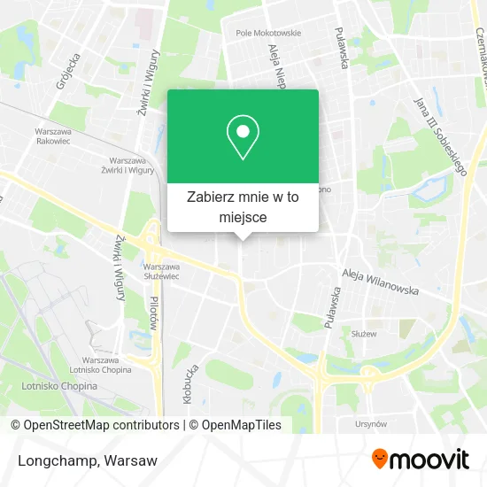 Mapa Longchamp