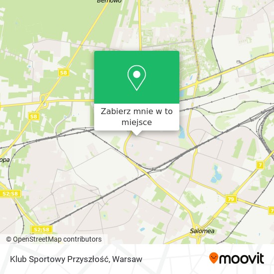 Mapa Klub Sportowy Przyszłość