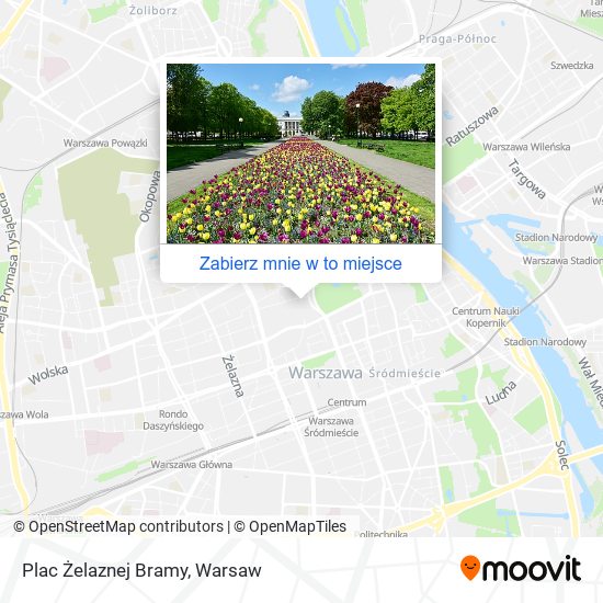 Mapa Plac Żelaznej Bramy