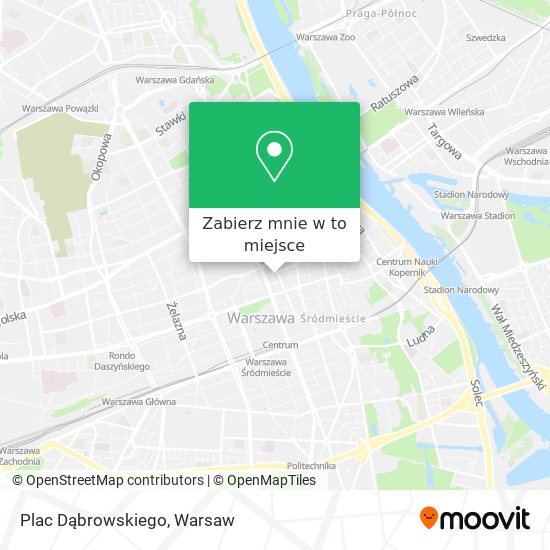 Mapa Plac Dąbrowskiego