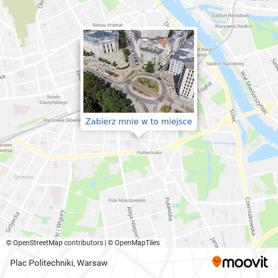 Mapa Plac Politechniki