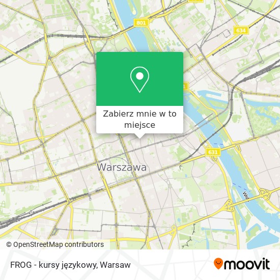 Mapa FROG - kursy językowy