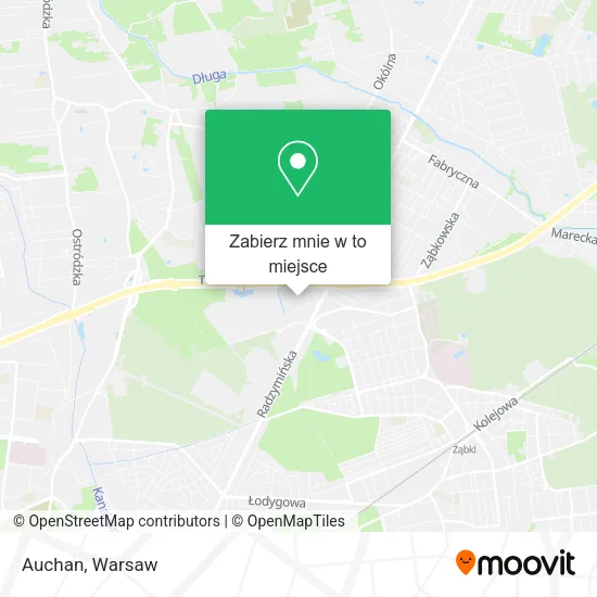Mapa Auchan