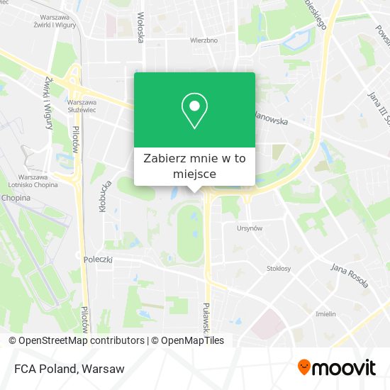 Mapa FCA Poland