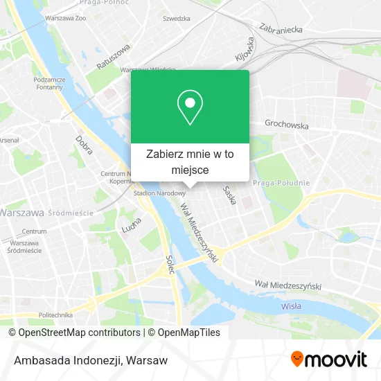 Mapa Ambasada Indonezji