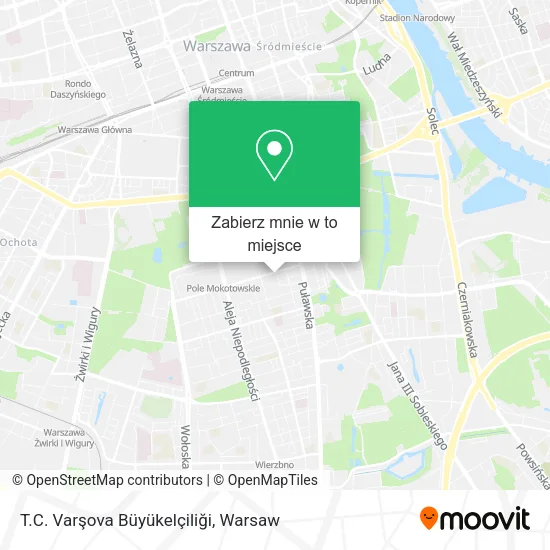 Mapa T.C. Varşova Büyükelçiliği