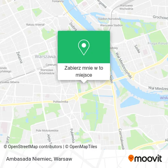 Mapa Ambasada Niemiec