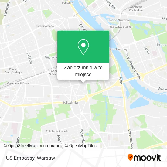 Mapa US Embassy