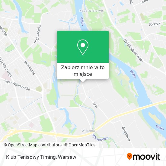 Mapa Klub Tenisowy Timing