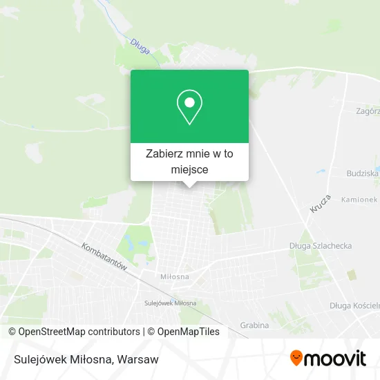 Mapa Sulejówek Miłosna