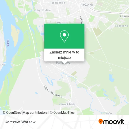 Mapa Karczew