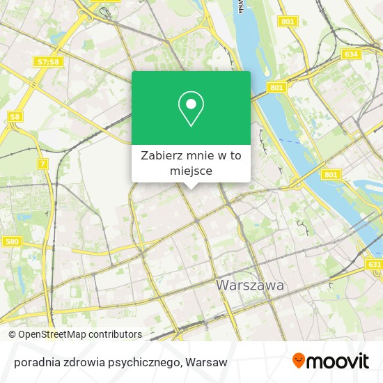 Mapa poradnia zdrowia psychicznego