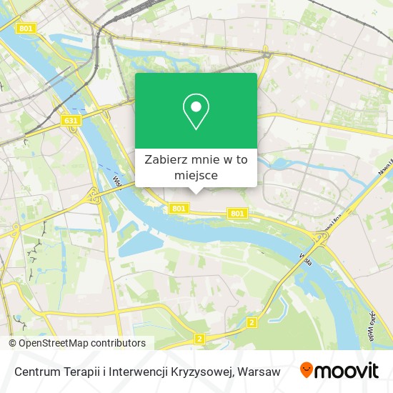 Mapa Centrum Terapii i Interwencji Kryzysowej