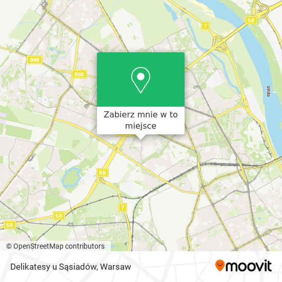 Mapa Delikatesy u Sąsiadów