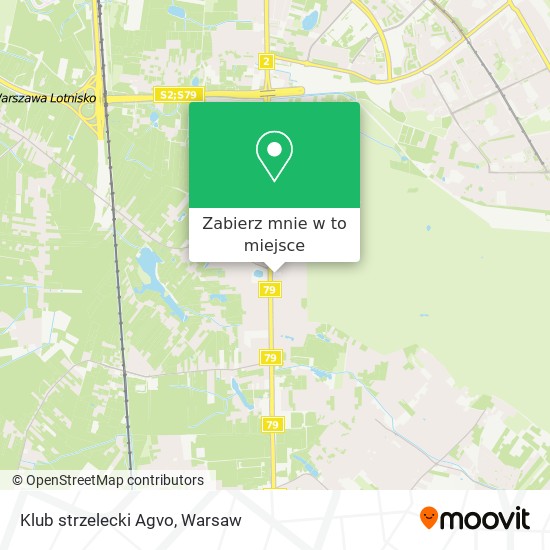 Mapa Klub strzelecki Agvo