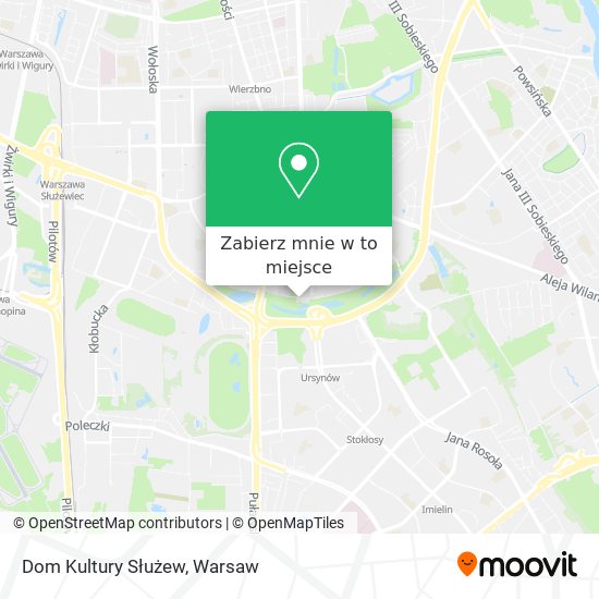 Mapa Dom Kultury Służew