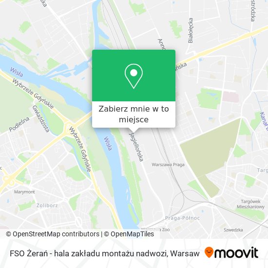 Mapa FSO Żerań - hala zakładu montażu nadwozi