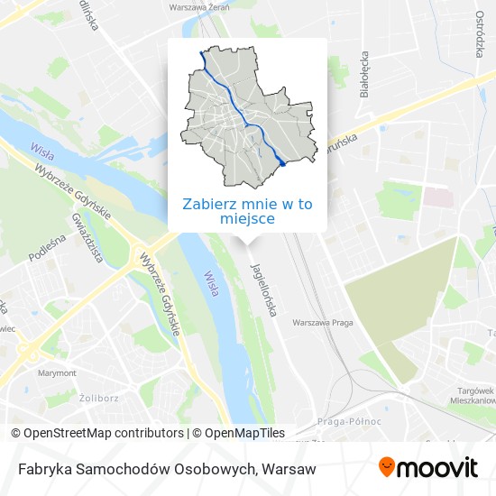 Mapa Fabryka Samochodów Osobowych