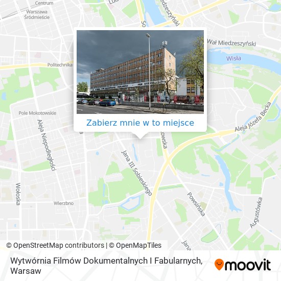 Mapa Wytwórnia Filmów Dokumentalnych I Fabularnych